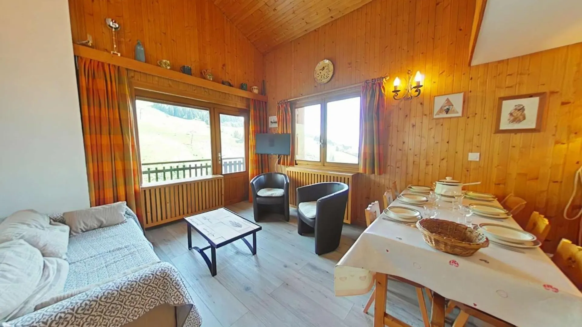 Appt 3 Pieces Avec Mezzanine, 6 Couchages, Proche Commerces Et Pistes, Parking Couvert - Fr-1-241-189 Le Grand-Bornand 0*,  Franciaország