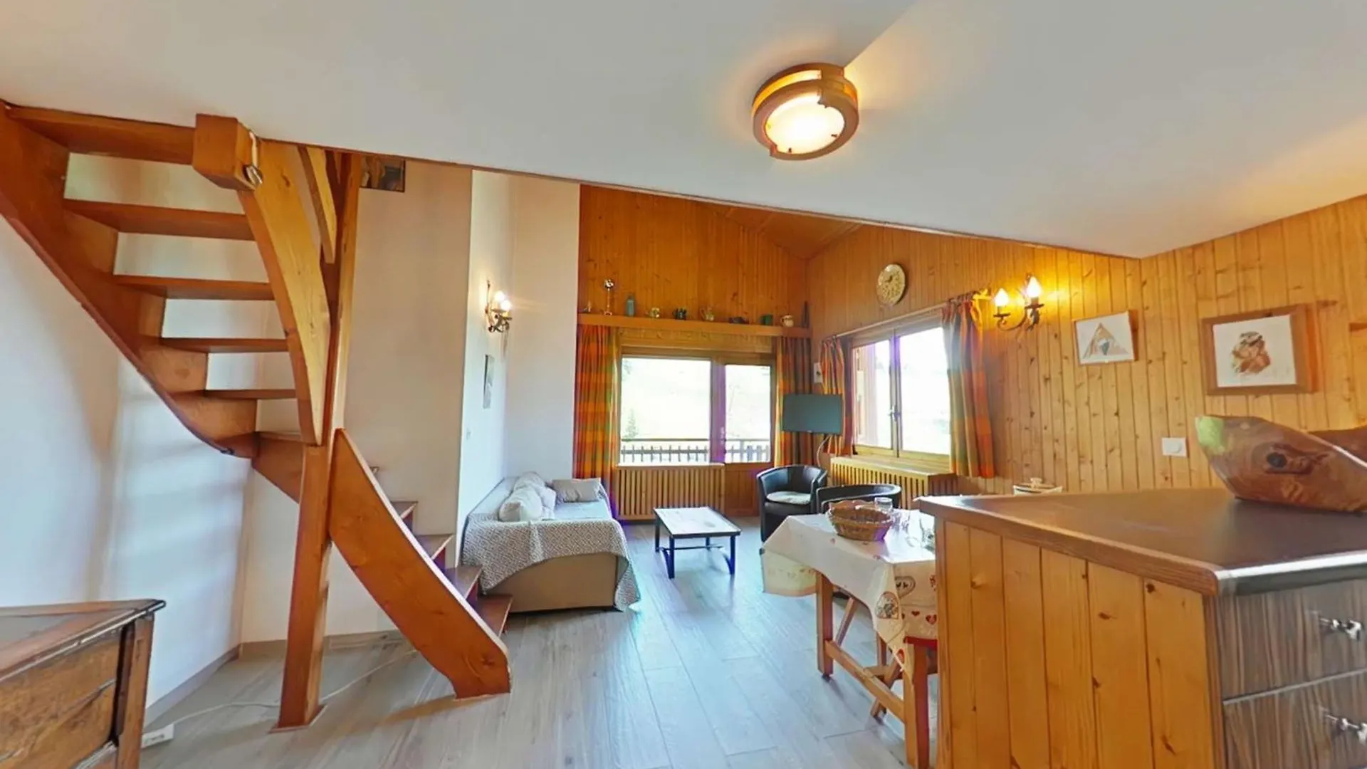Appt 3 Pieces Avec Mezzanine, 6 Couchages, Proche Commerces Et Pistes, Parking Couvert - Fr-1-241-189 Le Grand-Bornand